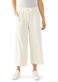 Women's Wide Leg Cropped Pants