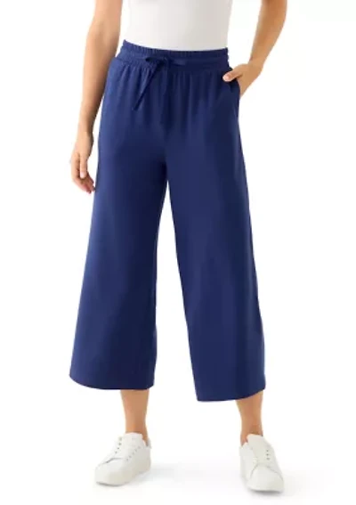 Women's Wide Leg Cropped Pants