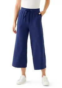 Women's Wide Leg Cropped Pants