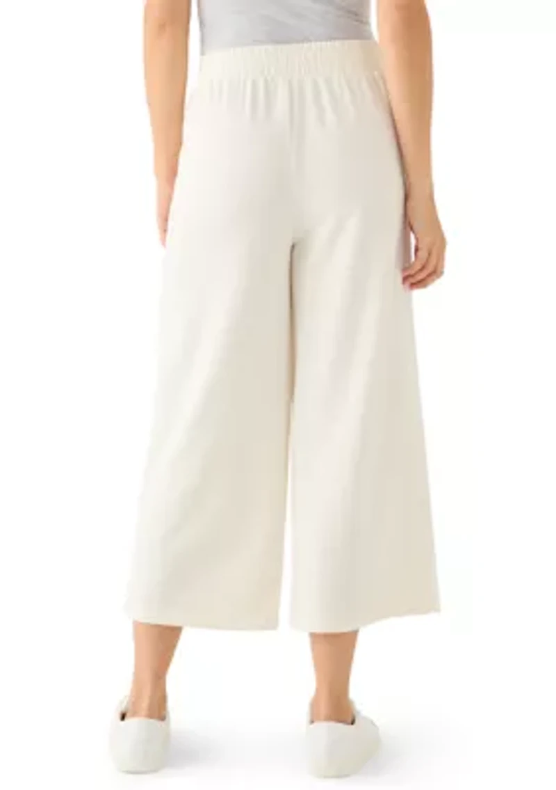 Women's Wide Leg Cropped Pants