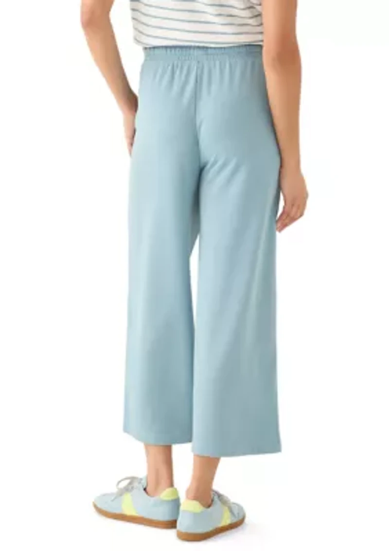 Women's Wide Leg Cropped Pants