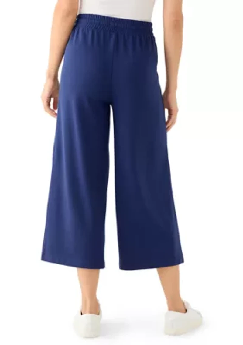 Women's Wide Leg Cropped Pants
