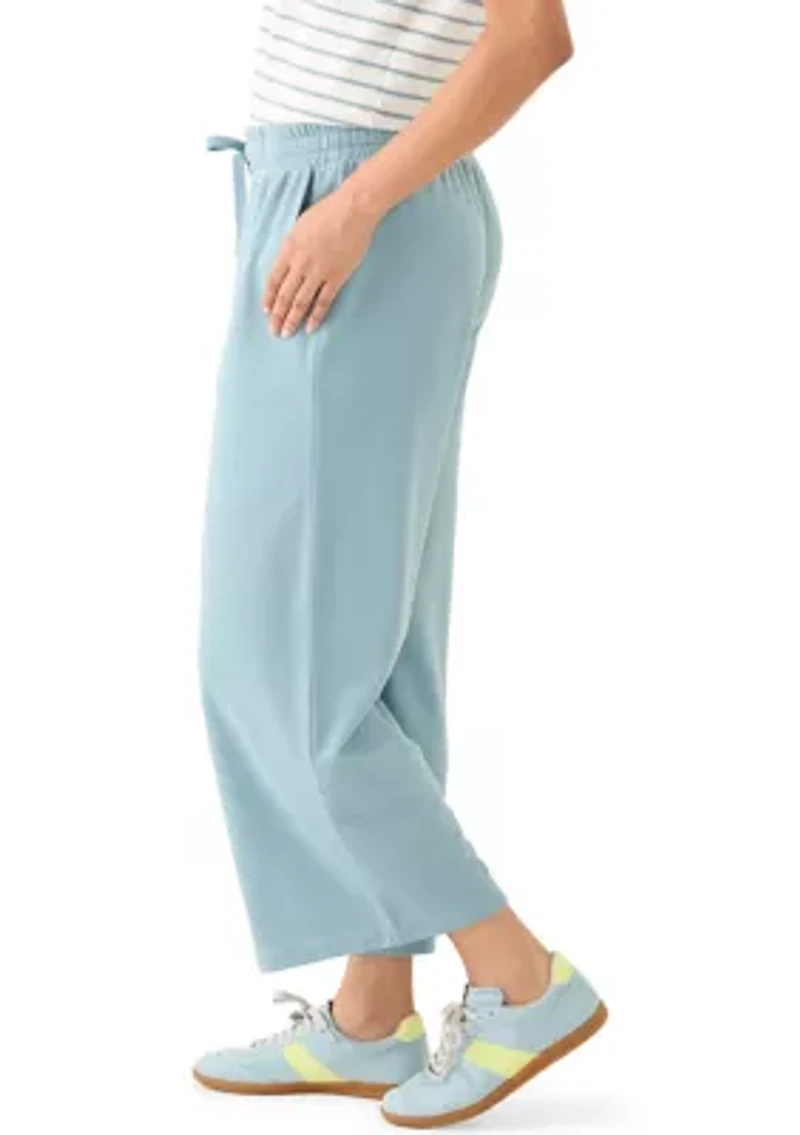 Women's Wide Leg Cropped Pants