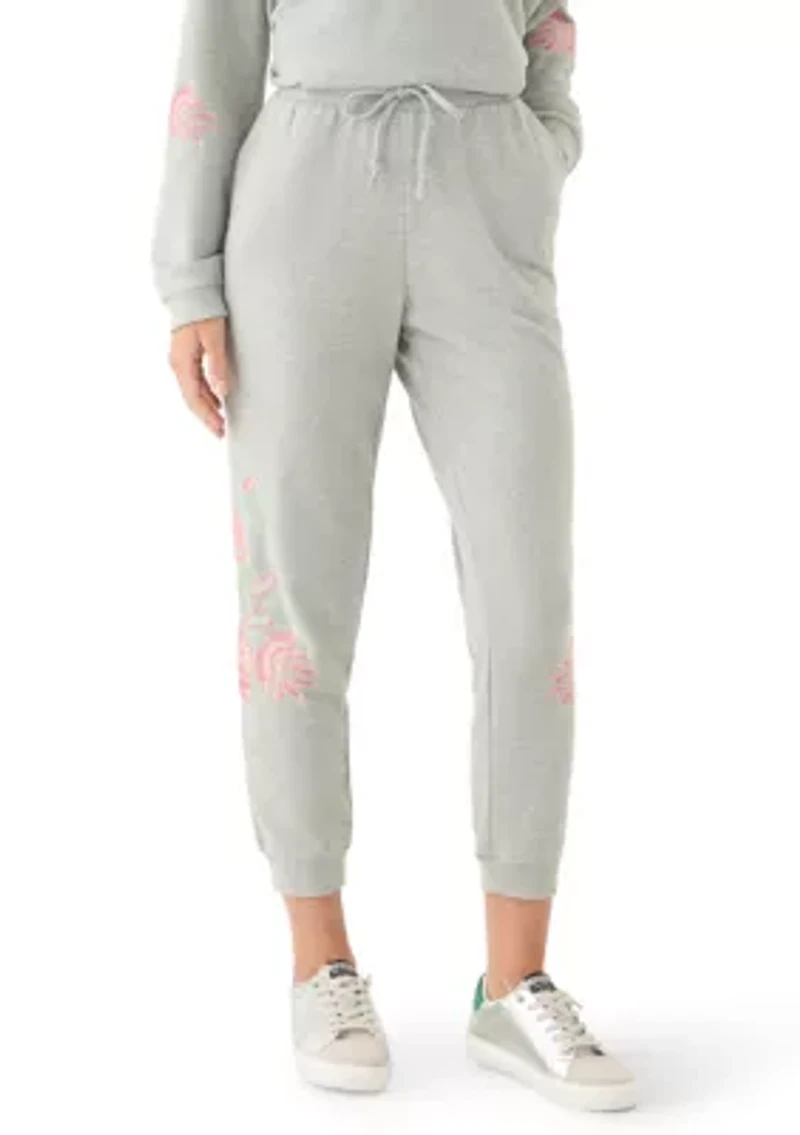 Women's Embellished Heathered Joggers