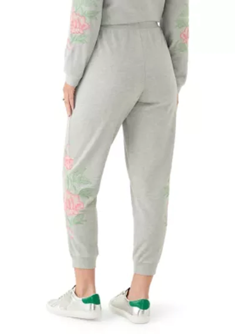 Women's Embellished Heathered Joggers