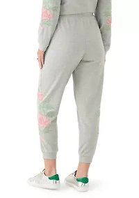 Women's Embellished Heathered Joggers