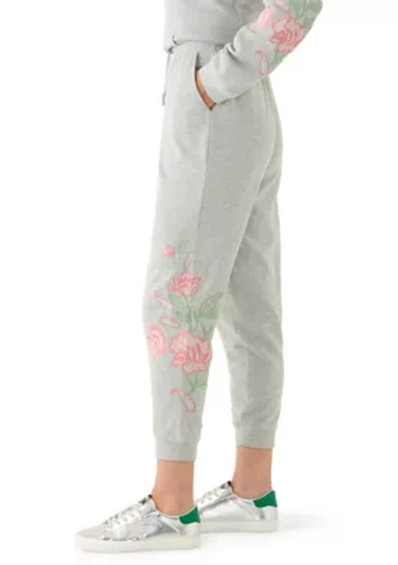 Women's Embellished Heathered Joggers
