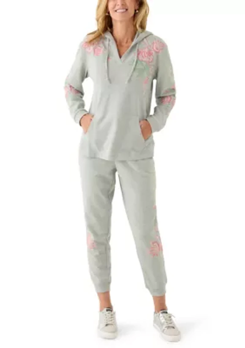 Women's Embellished Heathered Joggers