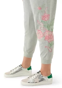 Women's Embellished Heathered Joggers