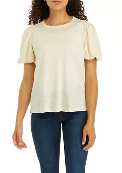 Petite Puff Sleeve T-Shirt