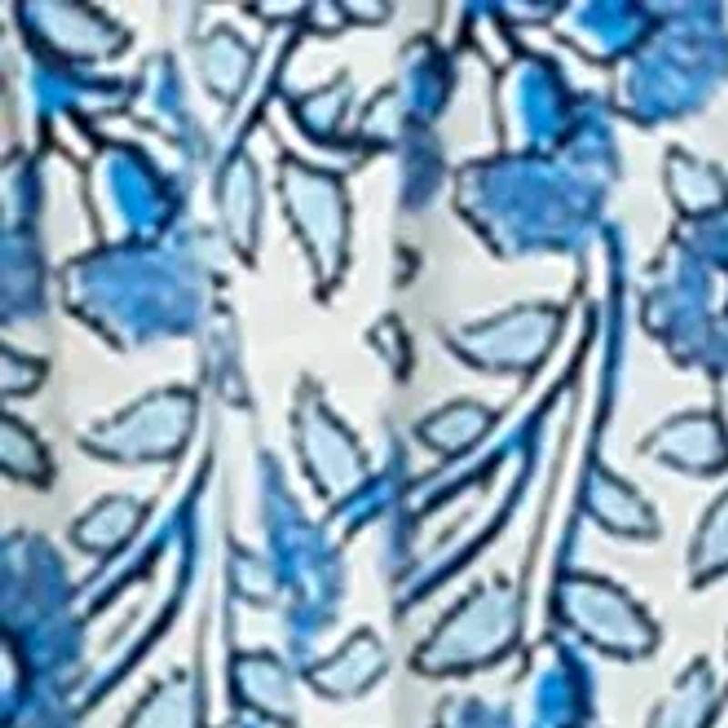 Plus Puff Sleeve Printed Top