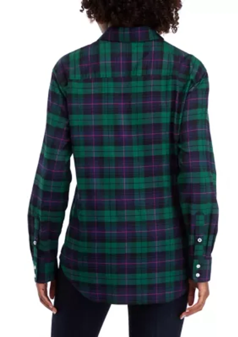 Women's Long Sleeve Flannel Shirt