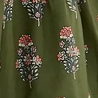 Women's Floral Printed Peasant Dress