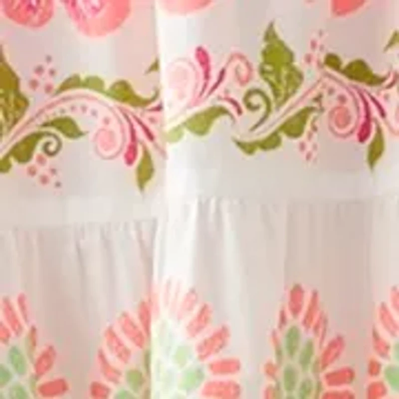 Women's Floral Printed Peasant Dress