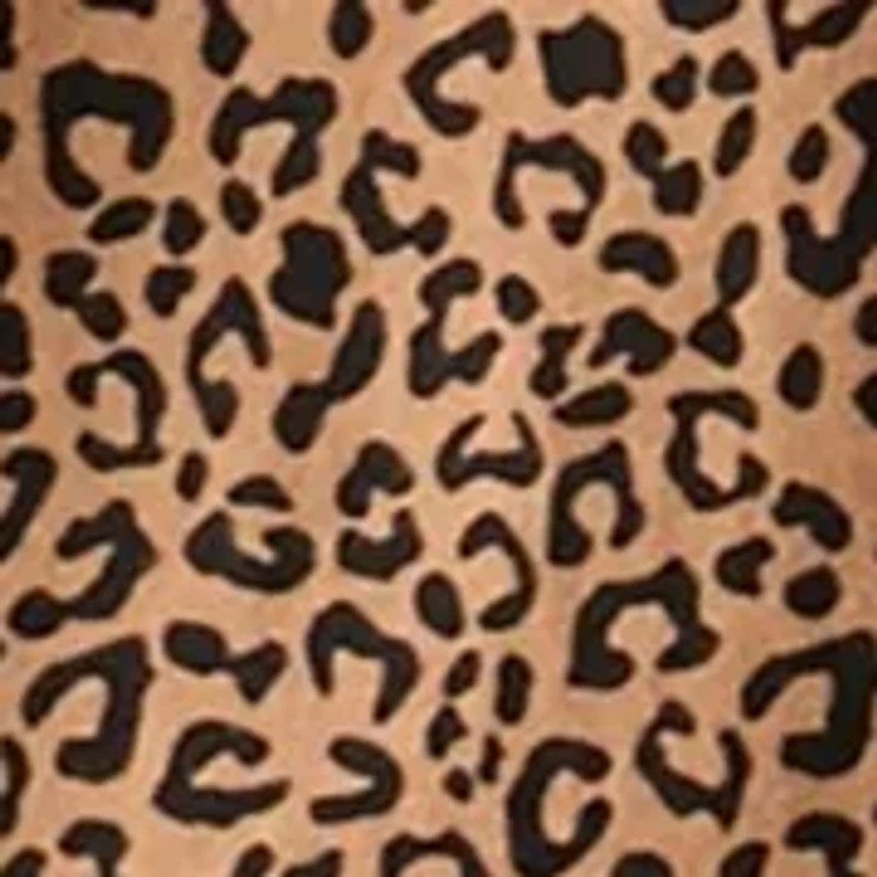 Women's Long Sleeve Pintuck Henley Print Blouse