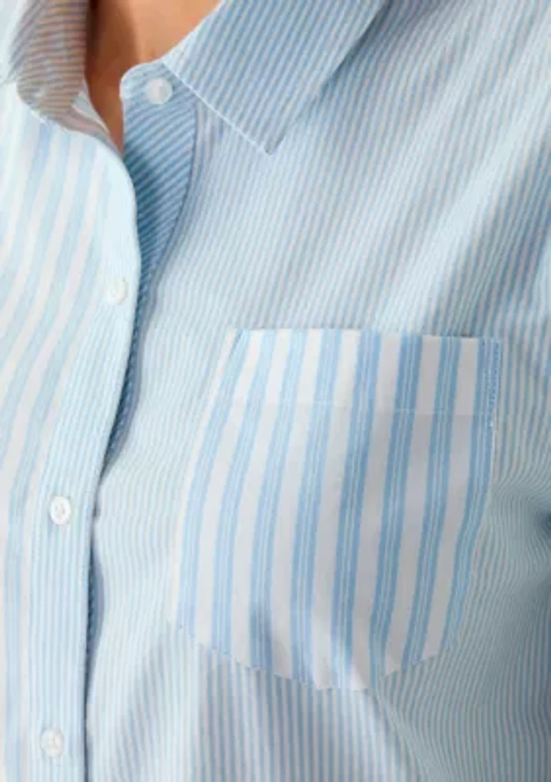Women's Yarn Dyed Button Front Shirt