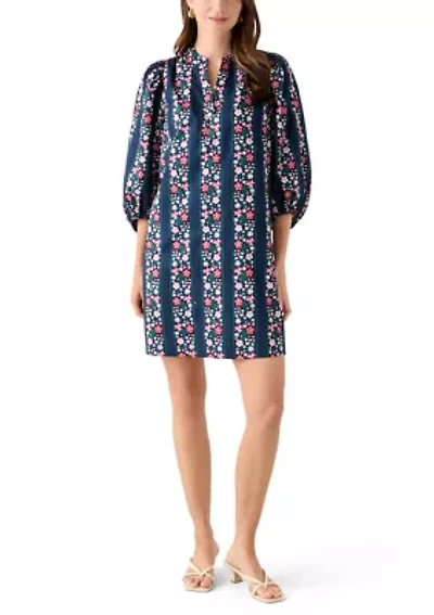 Women's Puff Sleeve Printed Dress
