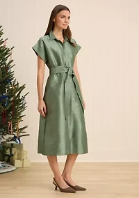Sewing Down South x Crown & Ivy™ Sew Merry Midi Shirt Dress