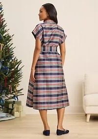 Sewing Down South x Crown & Ivy™ Sew Merry Midi Shirt Dress