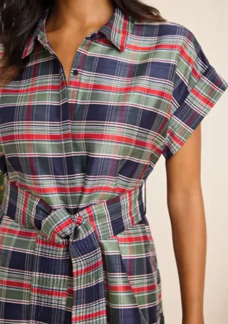 Sewing Down South x Crown & Ivy™ Sew Merry Midi Shirt Dress