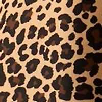 Women's Satin Printed Midi Skirt
