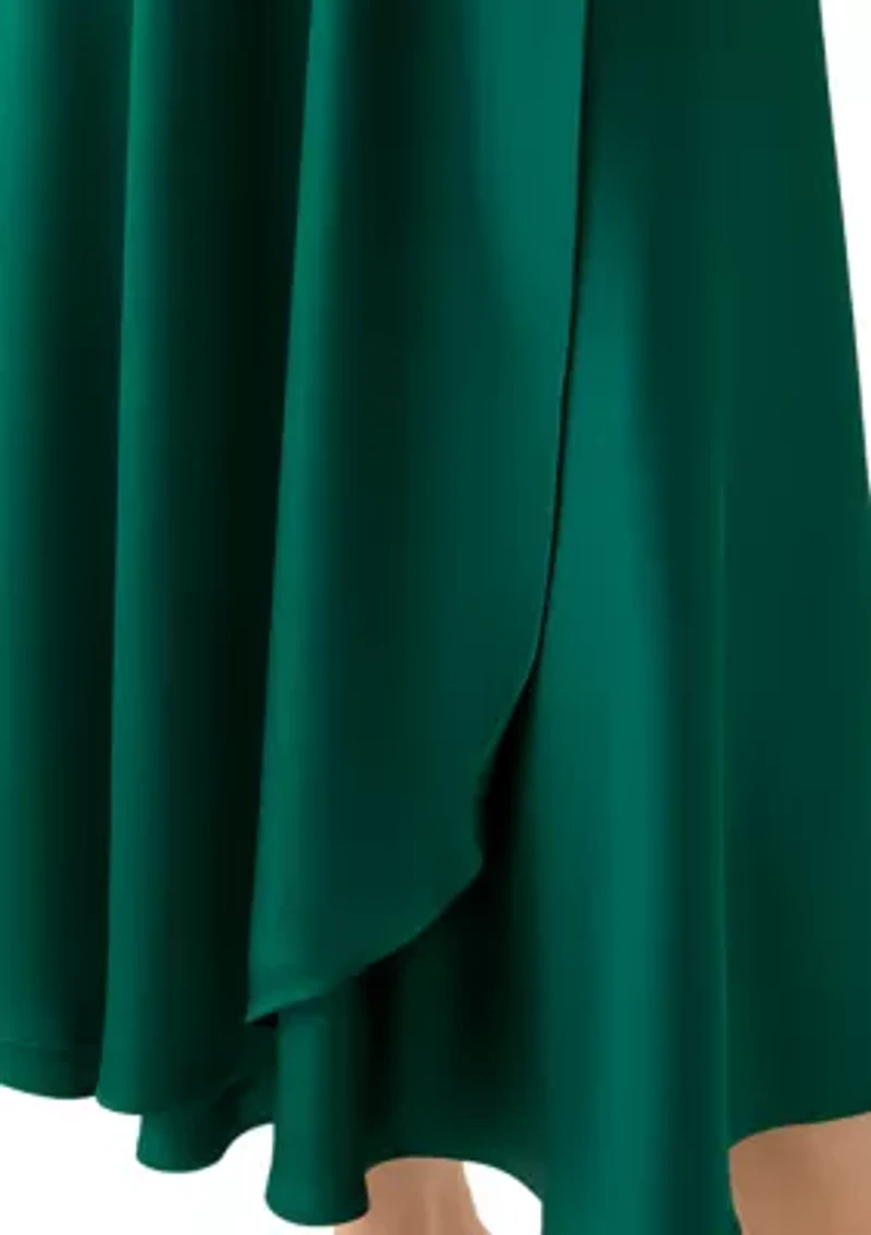 Women's Satin Midi Skirt