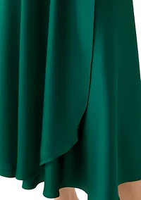 Women's Satin Midi Skirt