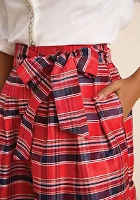 Sewing Down South x Crown & Ivy™ Sew Merry Pleated Maxi Skirt