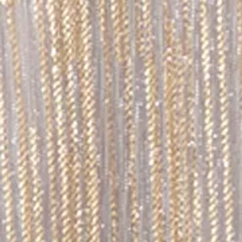 Women's 3/4 Puff Sleeve Split Neck Metallic Top