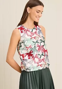 Sewing Down South x Crown & Ivy™ Sew Merry Bow Back Tank