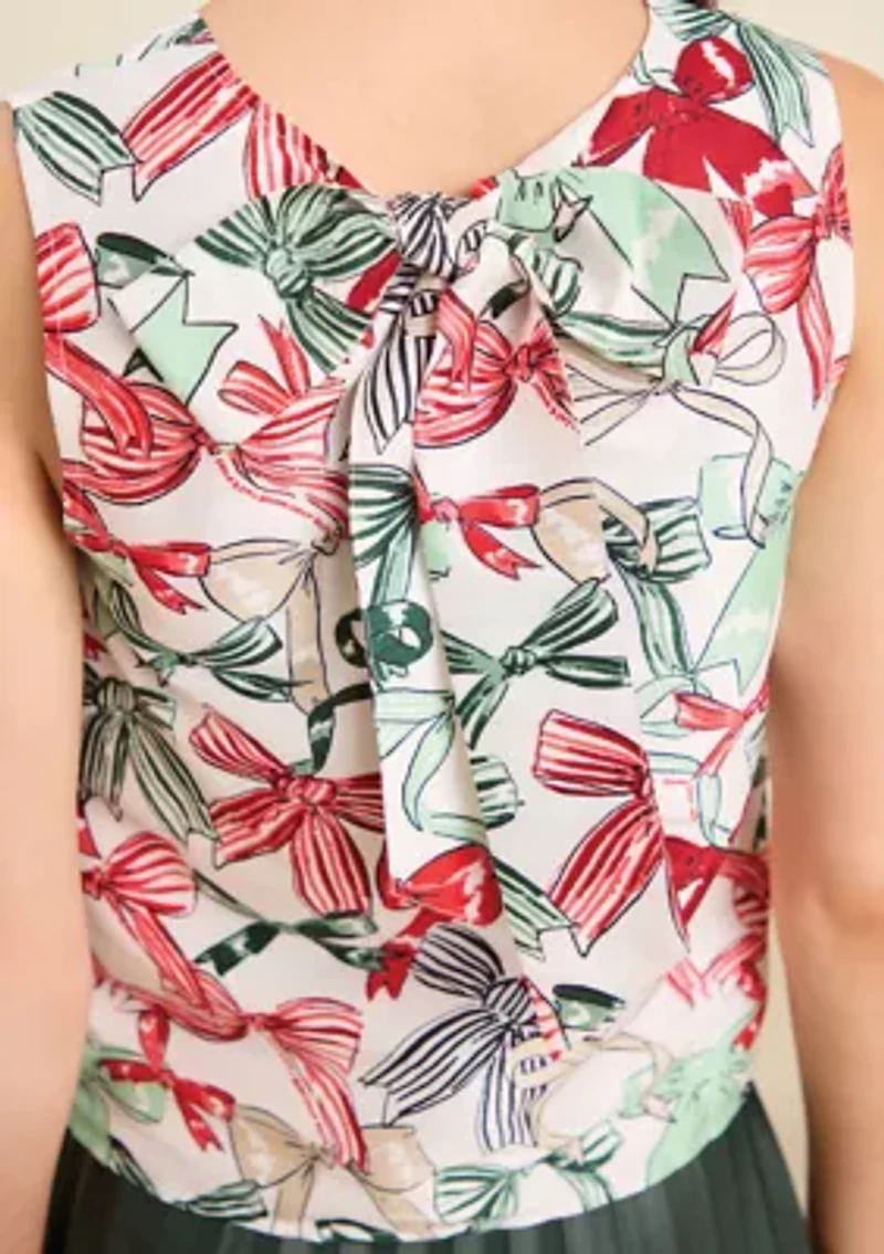 Sewing Down South x Crown & Ivy™ Sew Merry Bow Back Tank