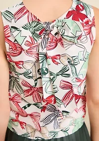 Sewing Down South x Crown & Ivy™ Sew Merry Bow Back Tank