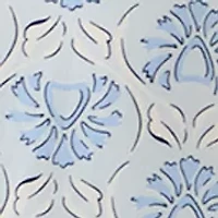 Women's 3/4 Sleeve Top with Shirred Shoulders and Print