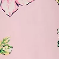 Women's 3/4 Sleeve Top with Shirred Shoulders and Print