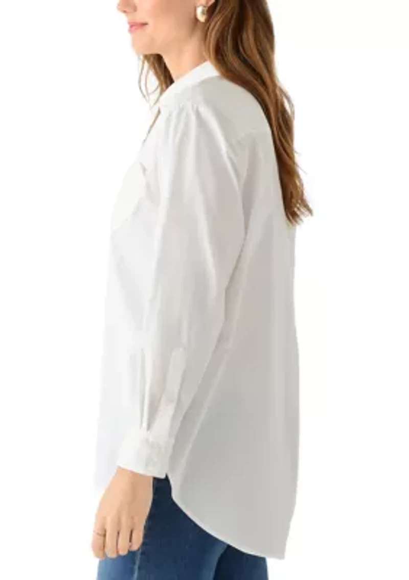 Women's Heart Embellished Tunic Top