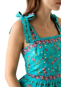 Women's Sleeveless Printed Maxi Dress