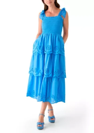 Women's Sleeveless Smock Dress
