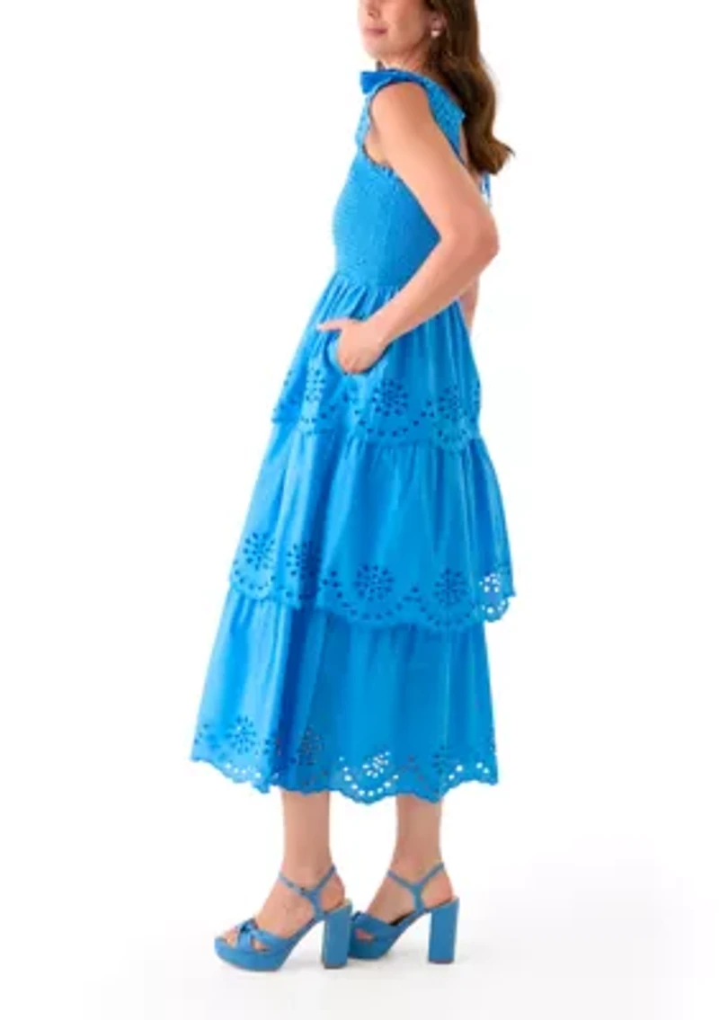 Women's Sleeveless Smock Dress