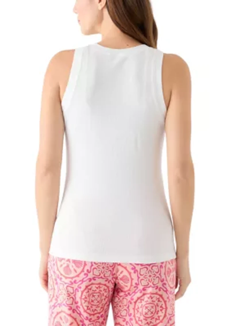 Women's Sleeveless Ribbed Tank Top