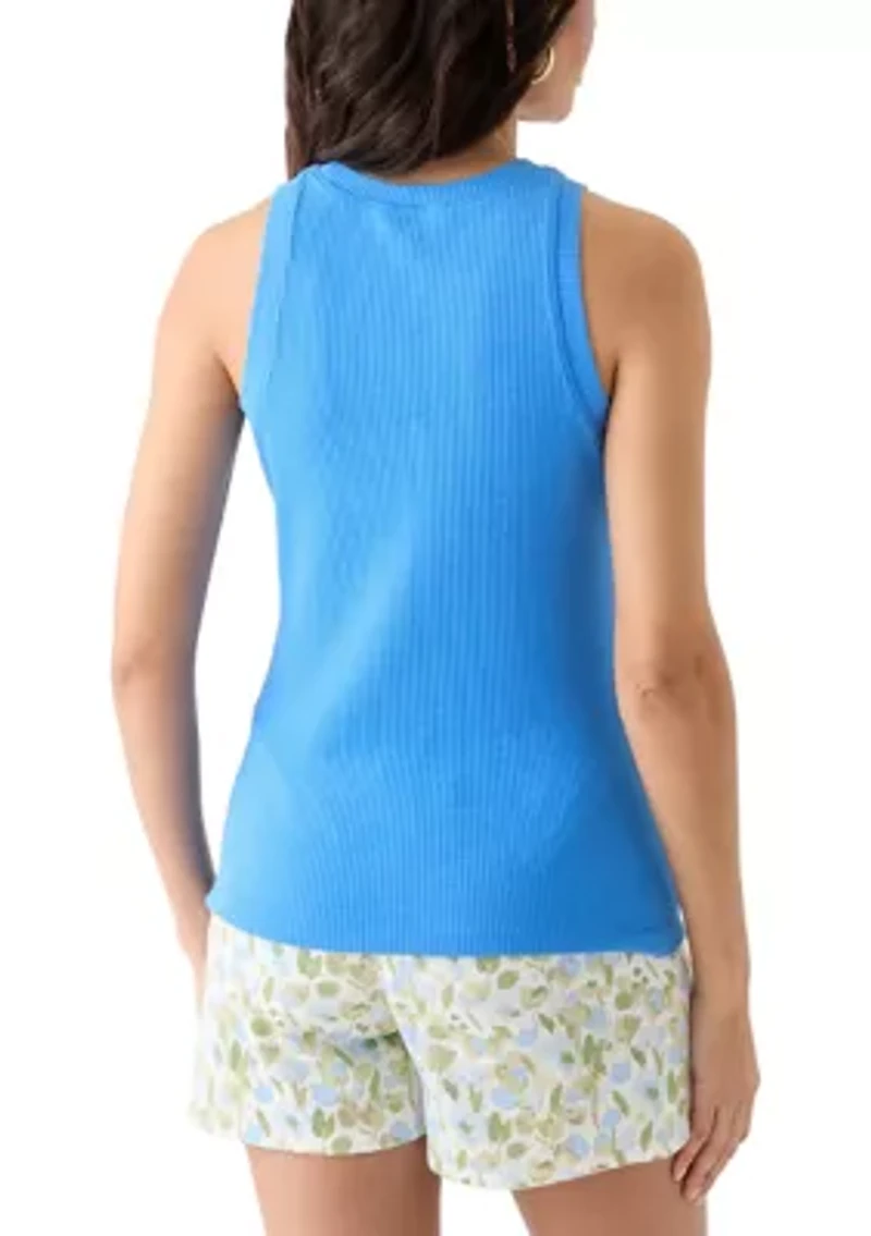 Women's Sleeveless Ribbed Tank Top