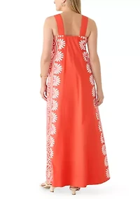 Women's Tie Strap Midi Dress