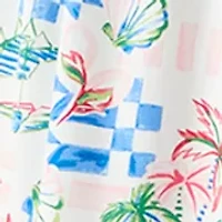 Women's Short Sleeve Waisted Midi Dress