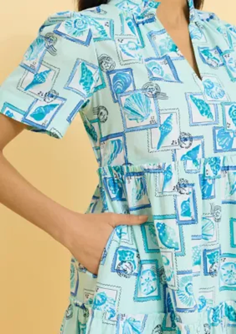 Sewing Down South x Crown & Ivy™ Harbor Short Sleeve Mini Dress