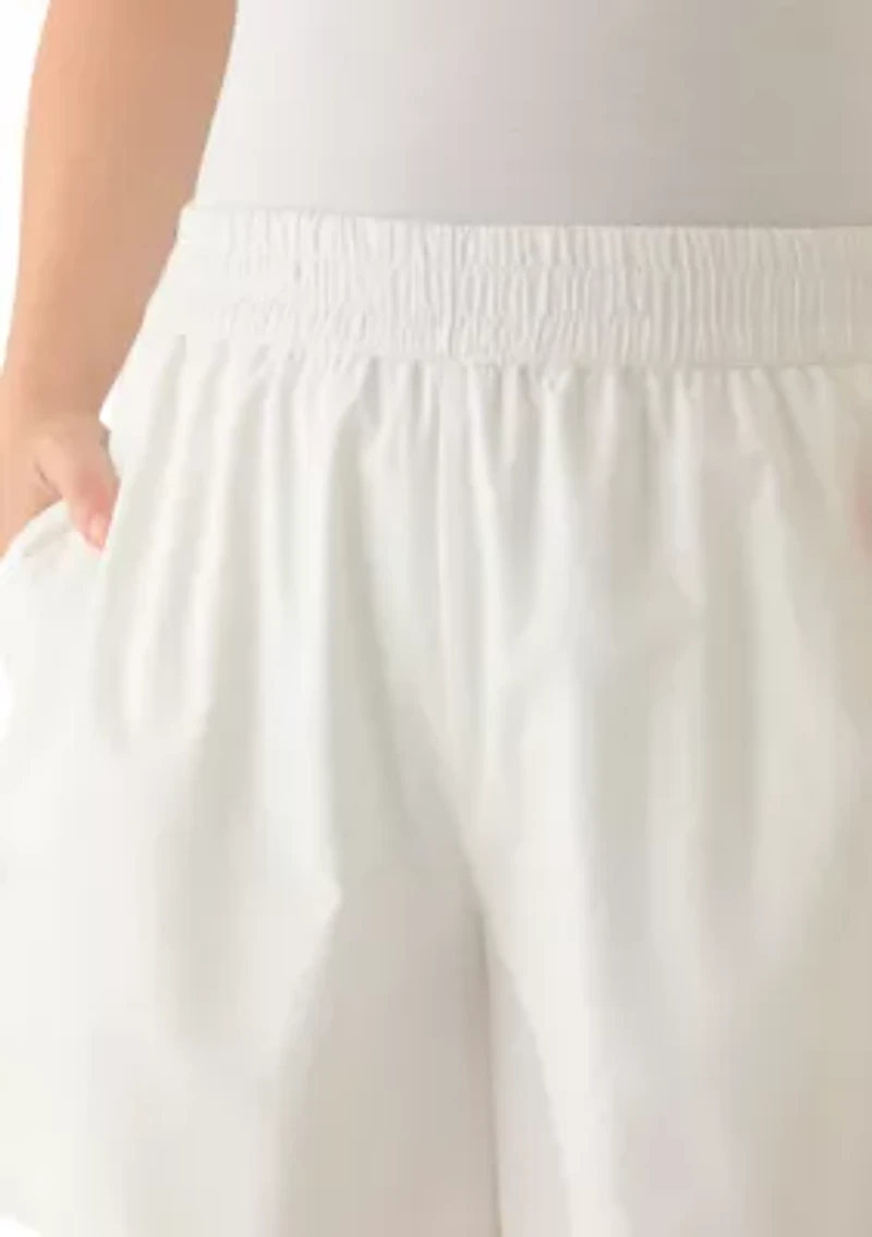 Women's Poplin Shorts