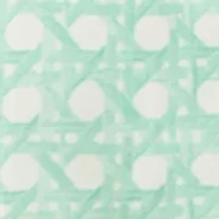 Women's 3/4 Sleeve Ruffle Neck Printed Top