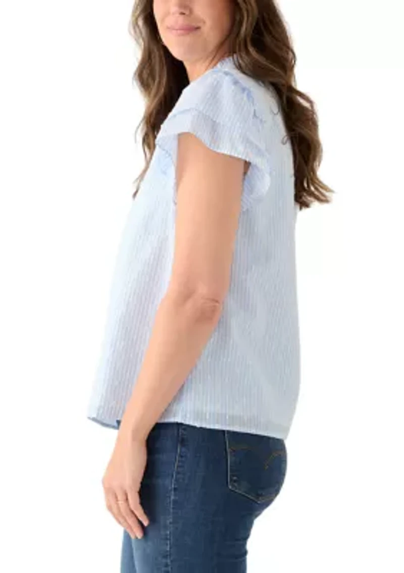 Women's Double Flutter Blouse