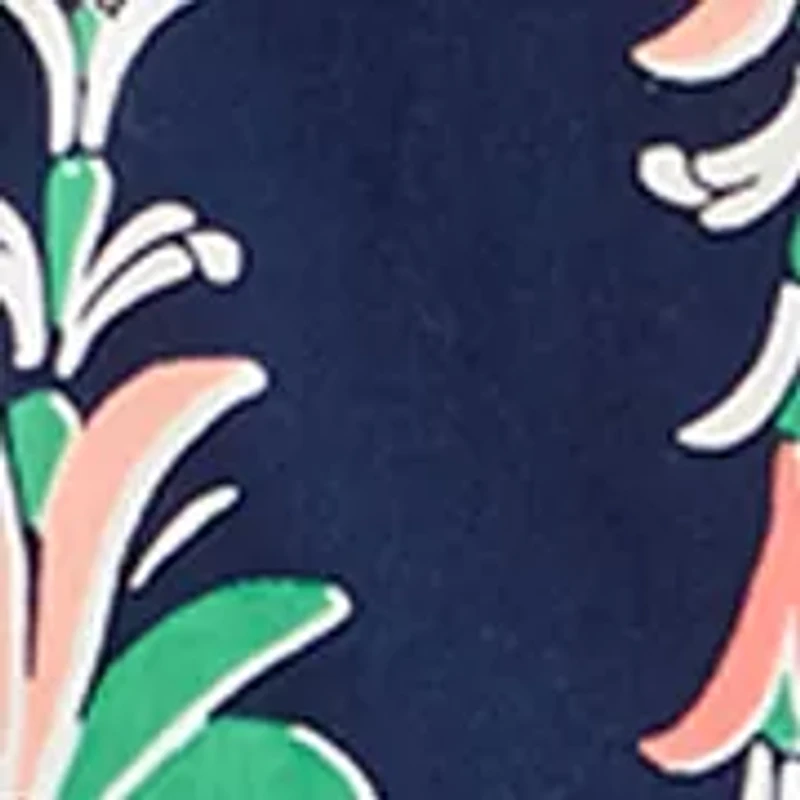 Women's Short Sleeve Print Peasant Top