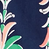 Women's Short Sleeve Print Peasant Top