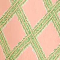 Women's Short Sleeve Print Peasant Top