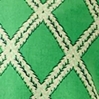 Women's Short Sleeve Print Ruffle Neck Top